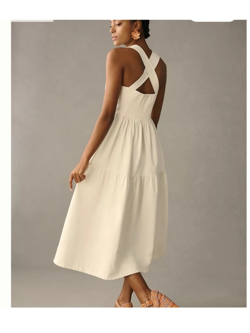 Forever That Girl Anthropologie white Maxi Dress - Picture 4 of 7